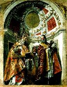 Paolo  Veronese ss. geminianus and severus and severus oil painting